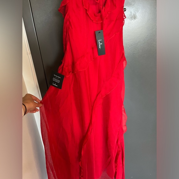Lulus Ruffled Dress - NWT - Picture 6 of 9
